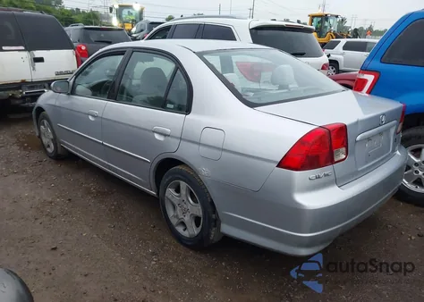 2004 Honda Civic Ex from USA, damaged, VIN 1HGES267X4L011805
